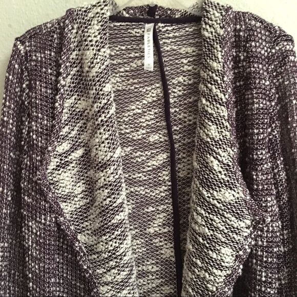 Fabletics purple & white Moscow wrap cardigan S - Picture 5 of 9